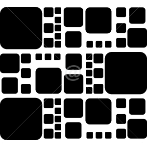 A1004-Square-Miel-Lozange-sticker-Musique-Chien-Lune -stickers- -Amour-design-decoration-Geometrique-