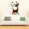 B3023-Decor-animal-Love-sticker-wall-cat