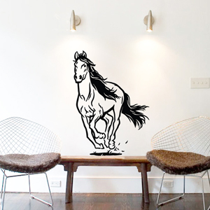 B3048-Decor-animal-Horse-sticker-wall-free