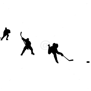 S2305-Hockey-sport-sticker-wall