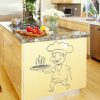 V4037-Cuisine-Chef-kitchen-cuisine-stickers-food-lavage-shopping