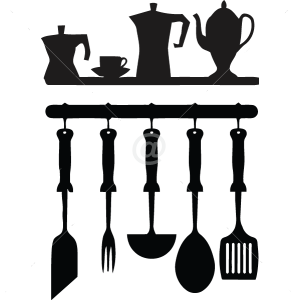 V4048-Cuisine-Chef-kitchen-cuisine-stickers-food-lavage-shopping