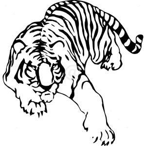 V4075-Design-stickers-Decals-Animal-Tiger-Shopping