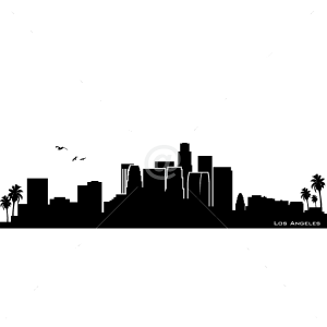 V4165-Los-Angelos-City-Building-Wall-Stickers-Decal